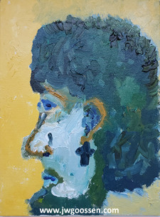 More info on JW Goossen's Amish painting from his Faces Paintings Series...