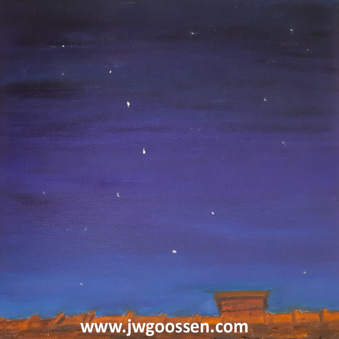JW Goossen's Big Dipper painting from his Random Paintings Series...