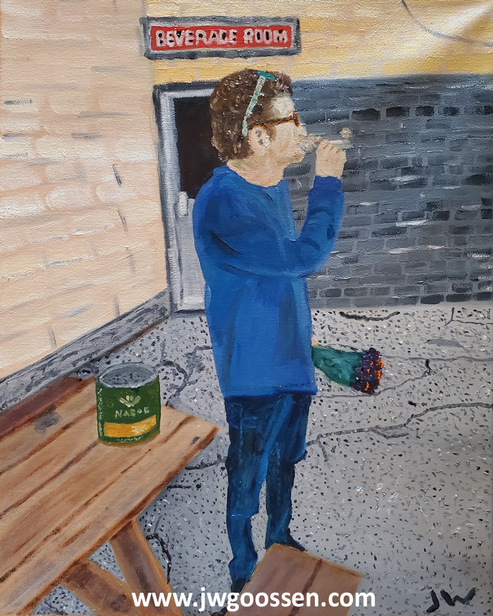 JW Goossen's Cambridge Hotel painting from his Random Paintings Series...