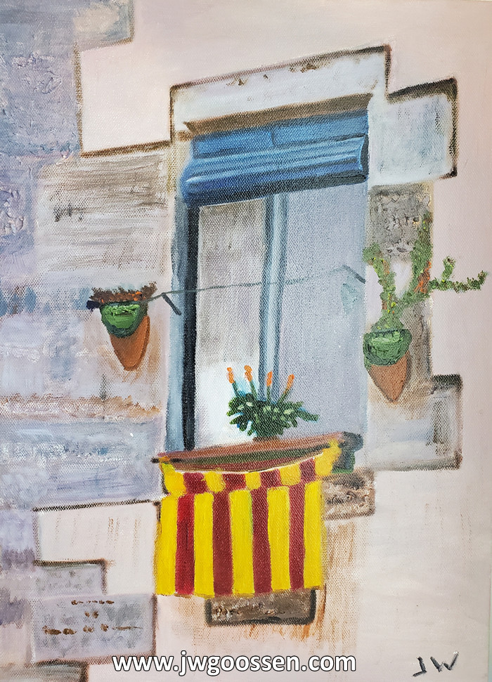 JW Goossen's Catalan painting from his travel paintings series...