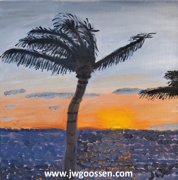 JW Goossen's Hawaii painting from his travel paintings series...