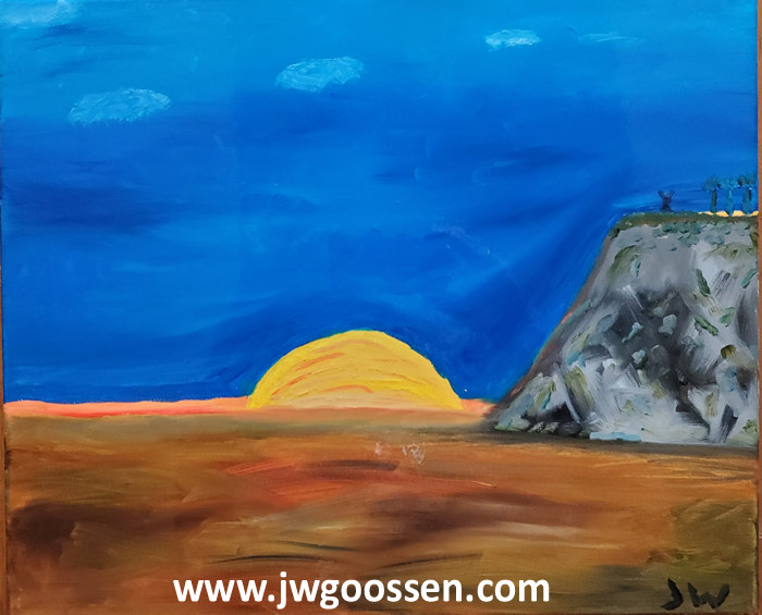 JW Goossen's Miry Clay painting from his Random Paintings Series...