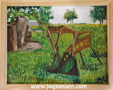 More info on JW Goossen's Old Music painting from his Seven Days in Altona Series...