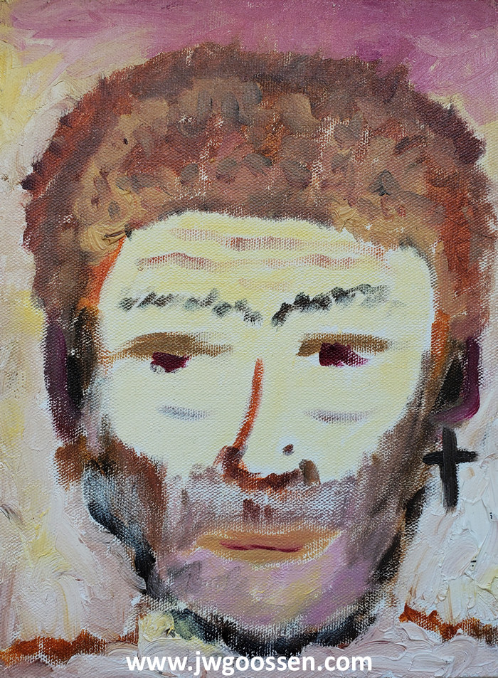 JW Goossen's Pale painting from his Faces Series...