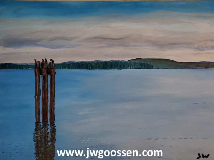 JW Goossen's Sidney painting from his travel paintings series...