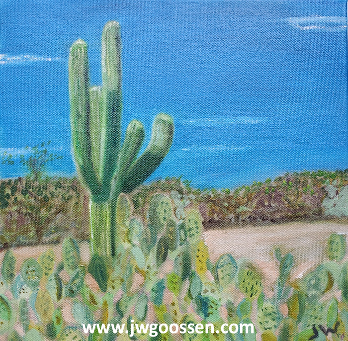 JW Goossen's Sugaro painting from his travel paintings series...