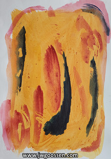 More info on JW Goossen's Fire mixed media artwork...