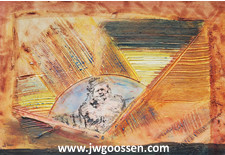 More info on JW Goossen's Oldman mixed media artwork...