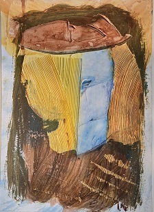 More info on JW Goossen's LN mixed media artwork...