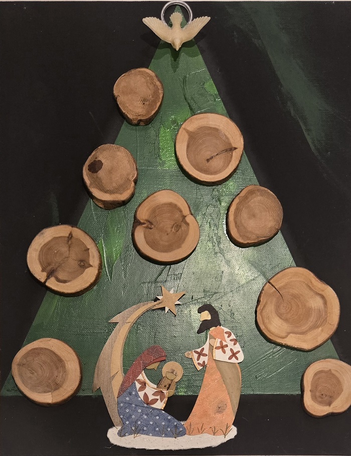 JW Goossen's Tree piece from his Mixed Media Paintings Series...