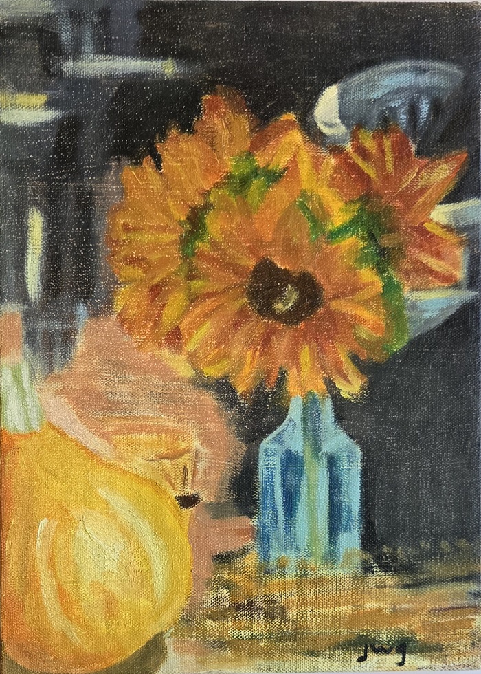 JW Goossen's Attraction of Opposites painting from his Older Paintings Series...