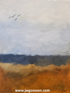 More info on JW Goossen's Free Flight painting from his Random Paintings Series...