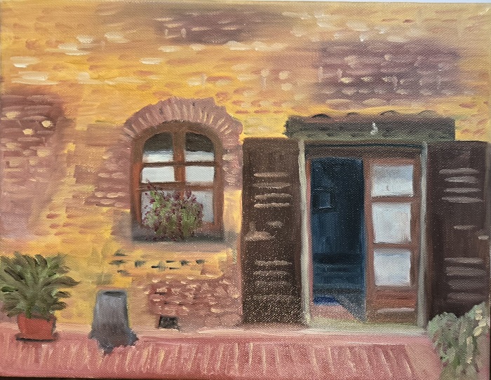 JW Goossen's Italy Silver painting from his Older Paintings Series...