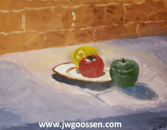 JW Goossen's Still Life 3 painting from his Random Paintings Series...