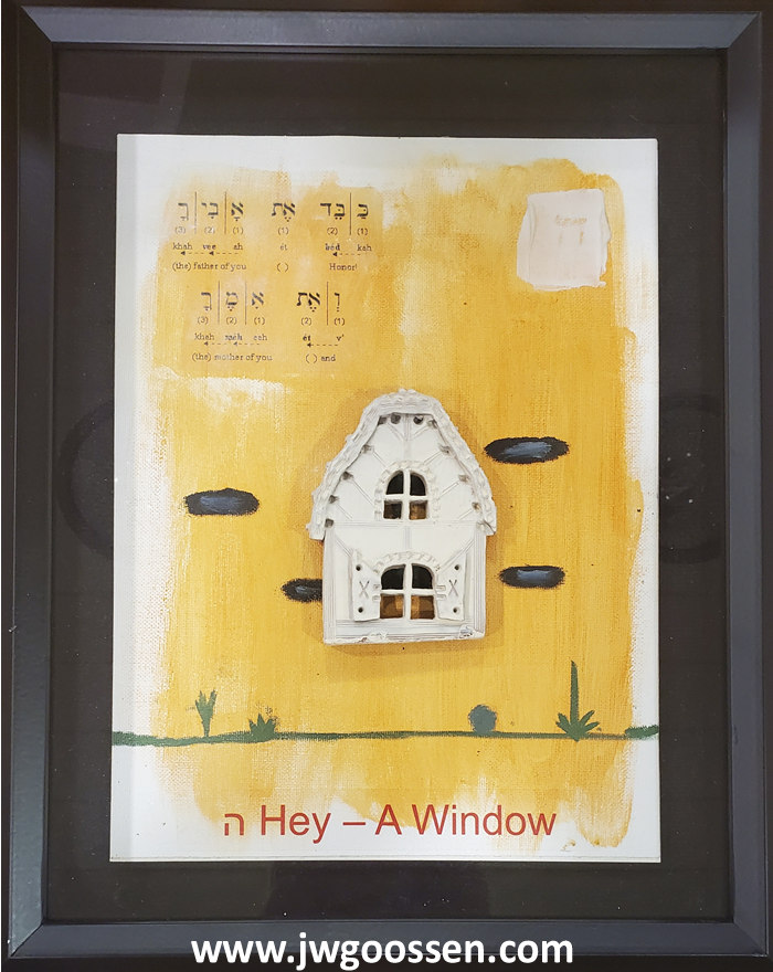 JW Goossen's Hey painting from his The Ten Words religious paintings series...